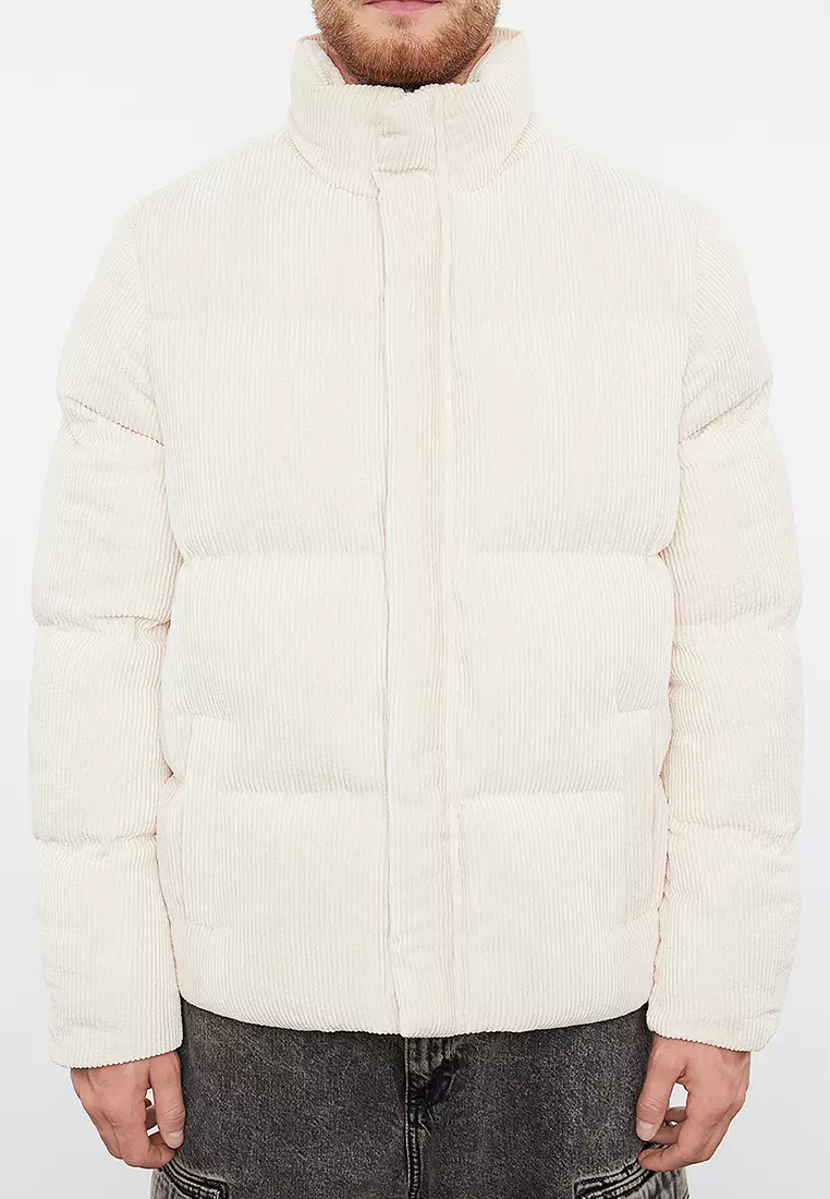 Corduroy Puffer Jacket