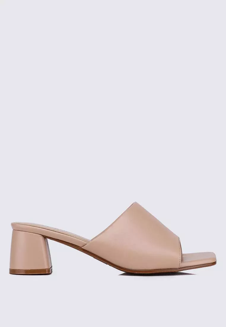 Discount on My Ballerine  shoes - SKU: My Ballerine Karissa Widefit Comfy Heels In Nude