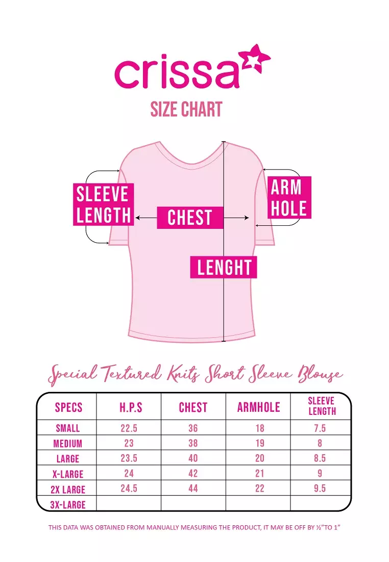 Special Textured Knits Short Sleeves Blouse