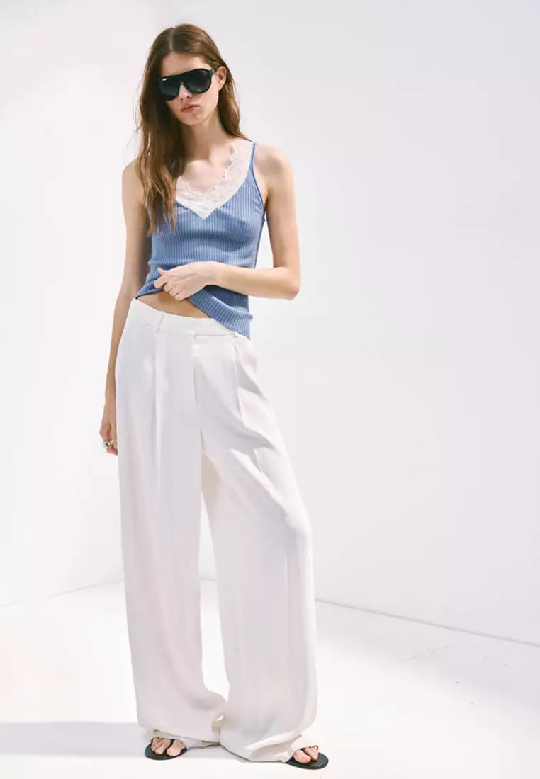 Lace Lyocell Top
