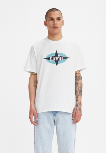 Levi's white Levi's® Men's Relaxed Fit Short Sleeve Graphic T-Shirt 16143-0613 53F9DAA288B363GS_1
