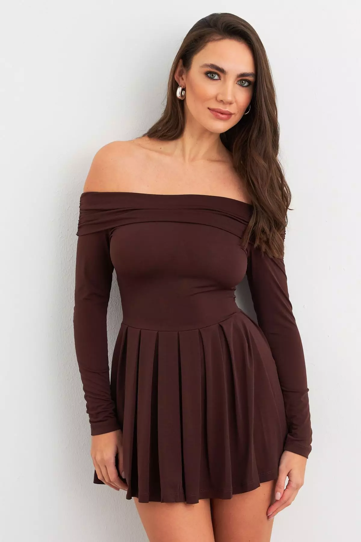 Madonna Collar Midi Dress