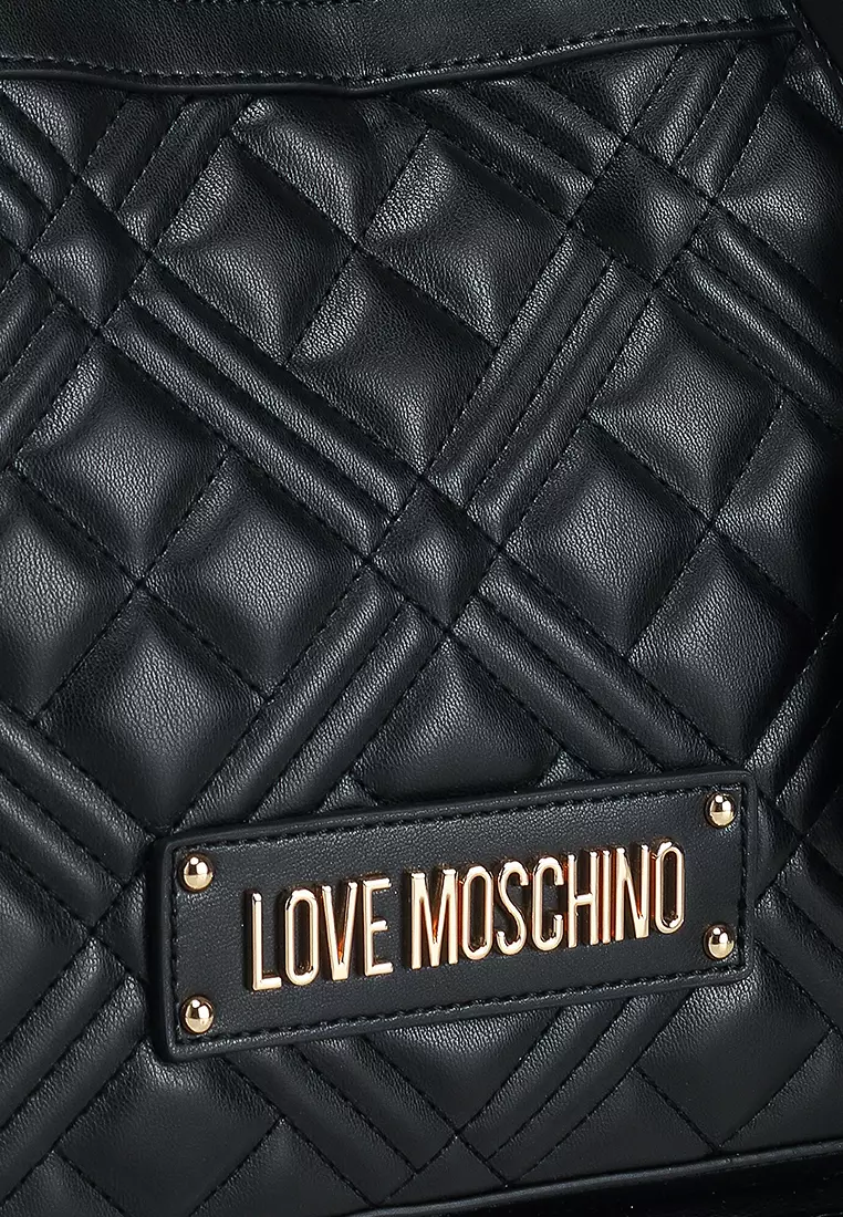 Logo Quilted Tote Bag (nt)