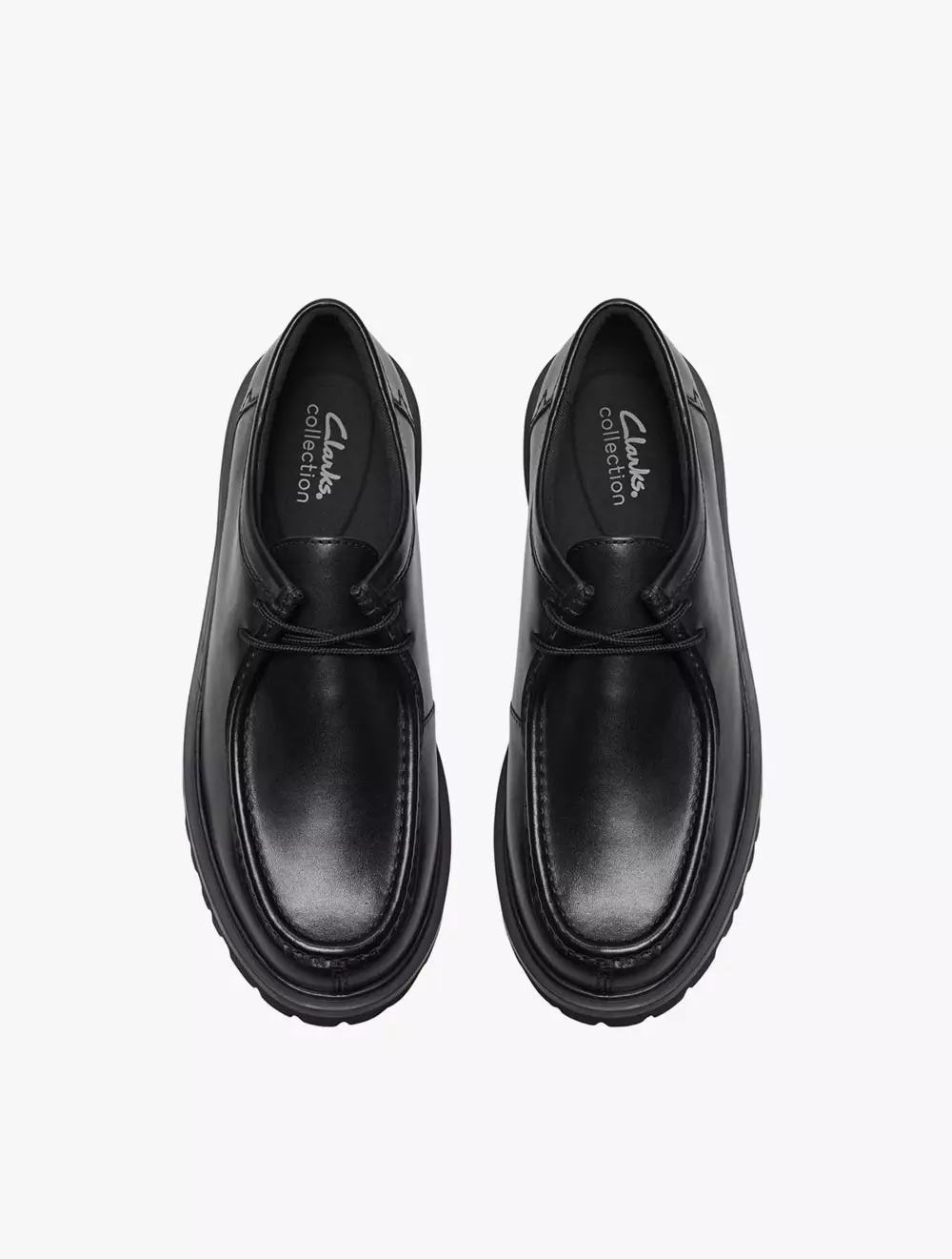 Clarks Berwick Seam Black Leather