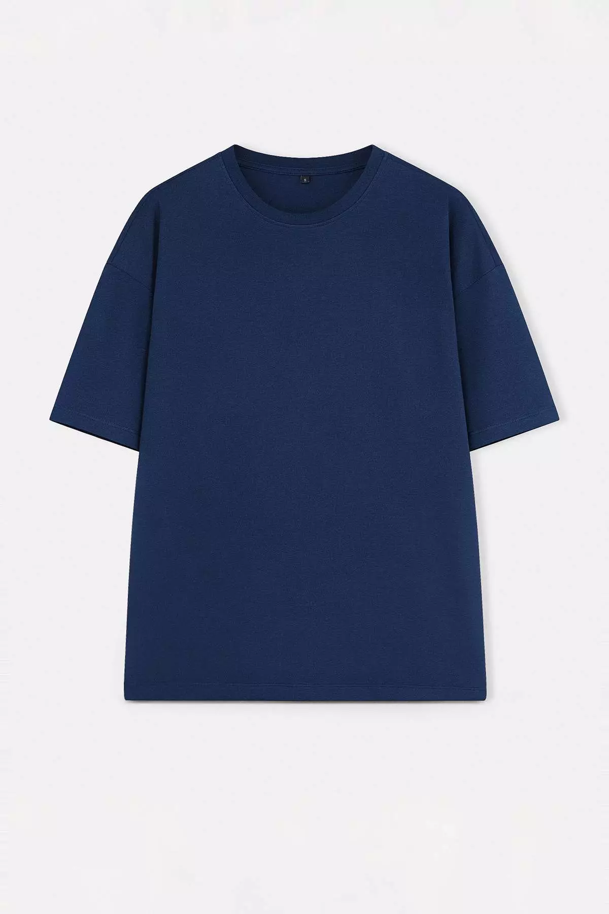 Ecru- Navy Blue - Dark Green Oversized /Loose Fit 3-Pack 100% T-Shirt Tmnss24Ts00026