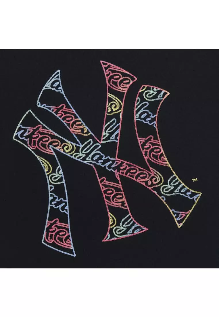 BASIC COLORFUL CRAYON LOGO OVER FIT T-SHIRTS NEW YORK YANKEES