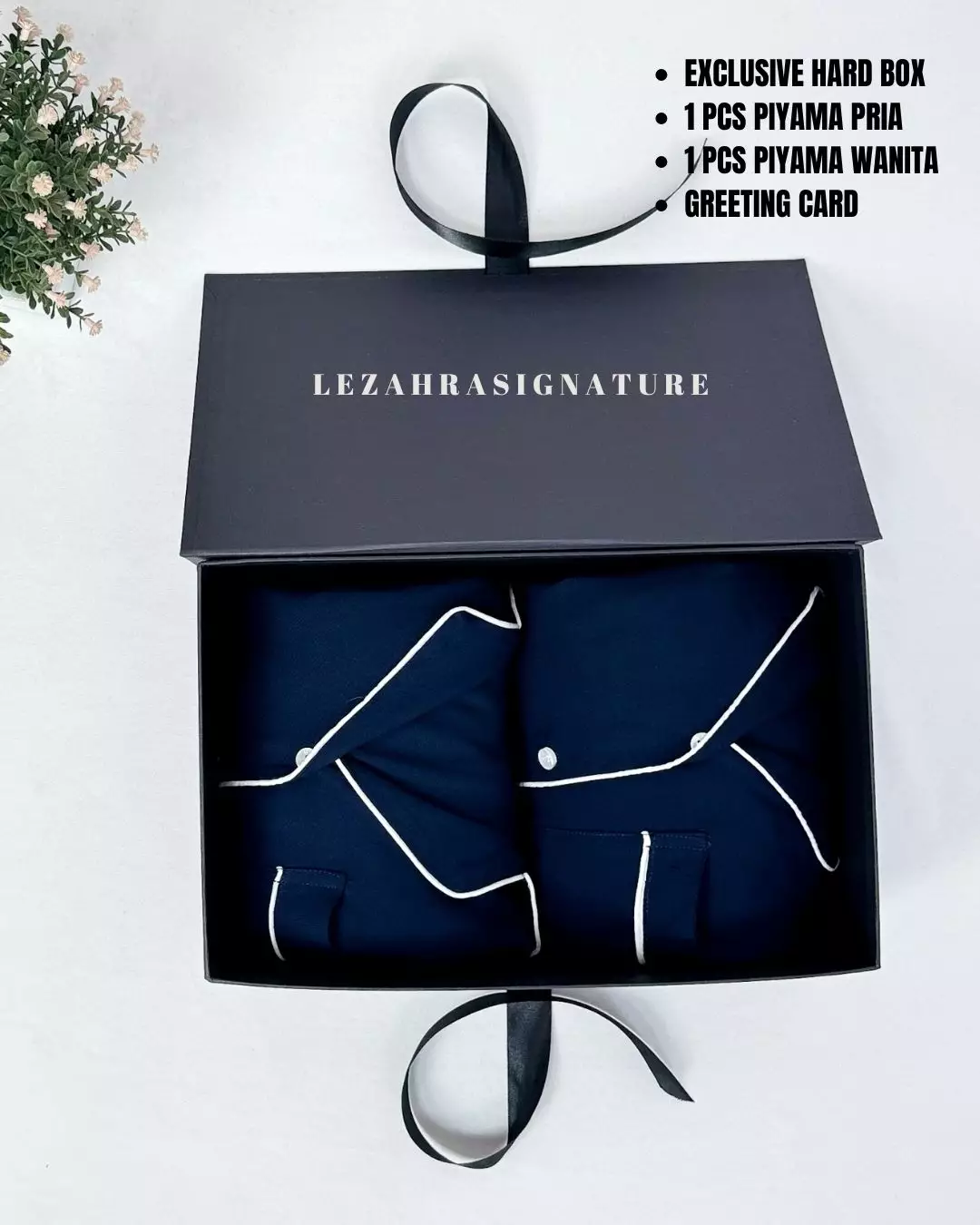 Piyama Couple NAVY Gift Box Series 