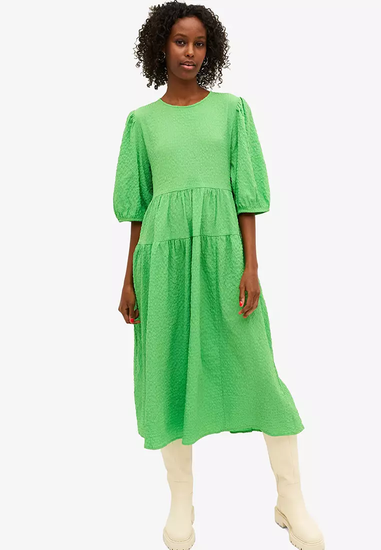 Monki overall hot sale dress