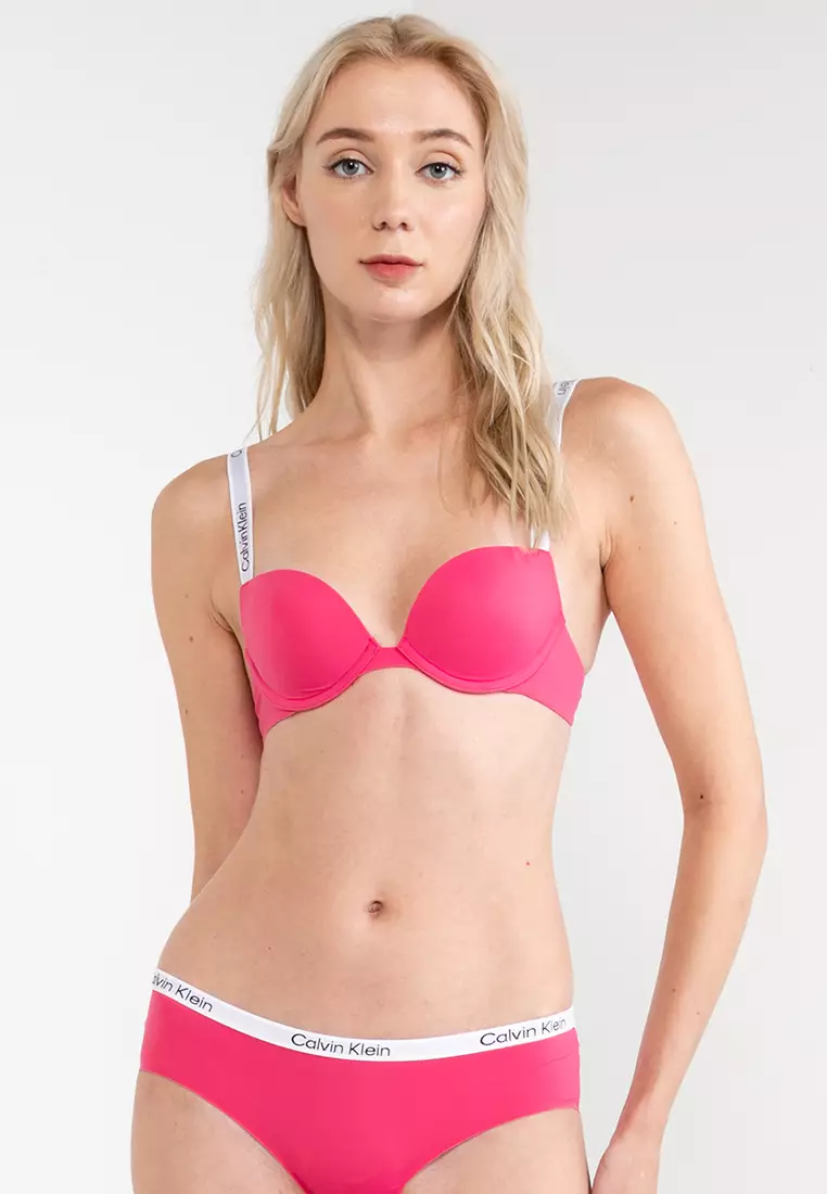 Buy Calvin Klein Underwear Reprocessed Nylon Solid Push Up Bra 