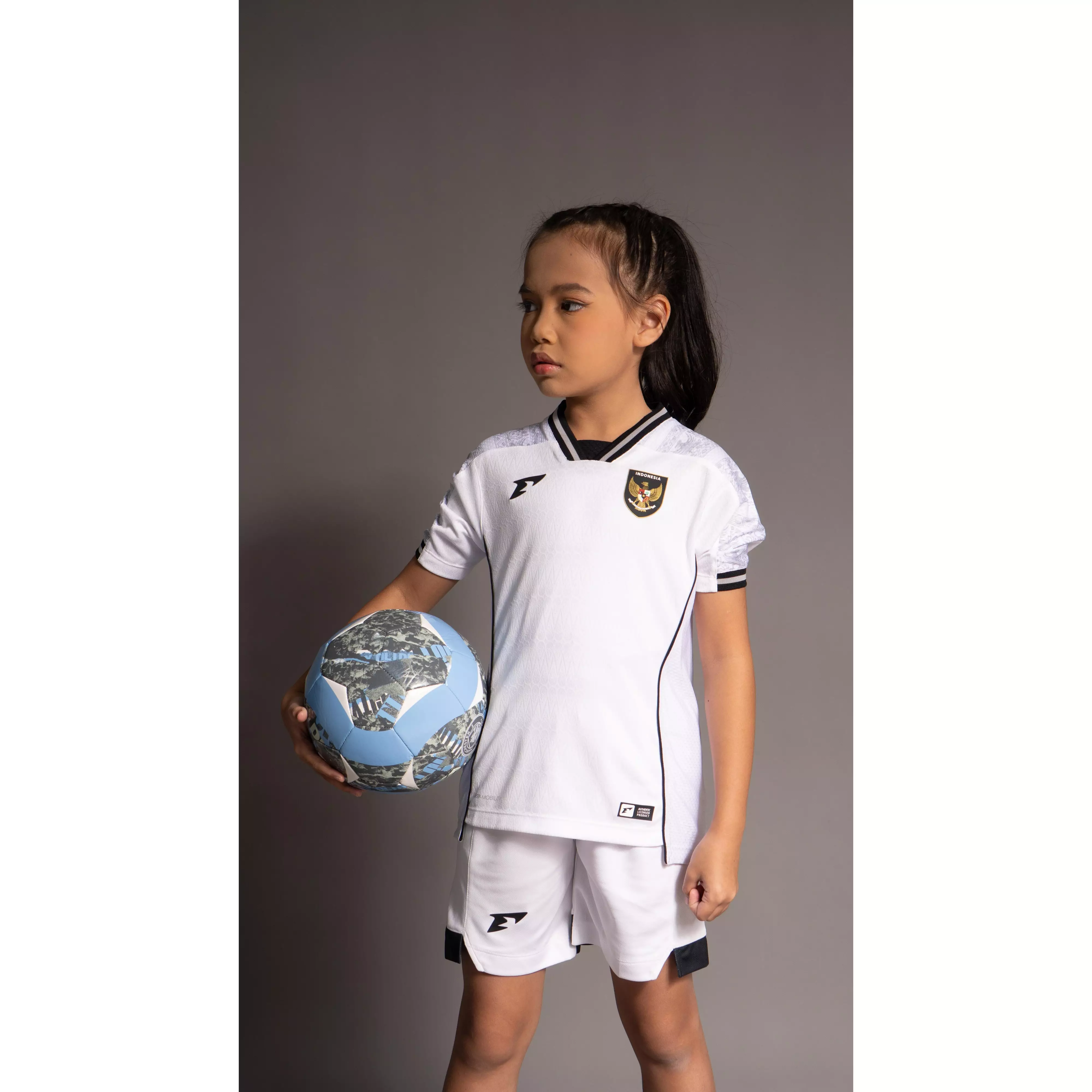 ERSPO Timnas Indonesia Jersey Replica Away SS Kids White ERS.XF0765 - Jersey Anak (Putih)