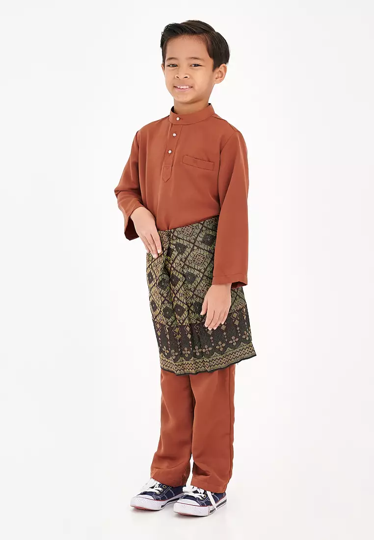 Gene Martino - Majdi Baju Melayu Modern Fit Sedondon – Kids 1170