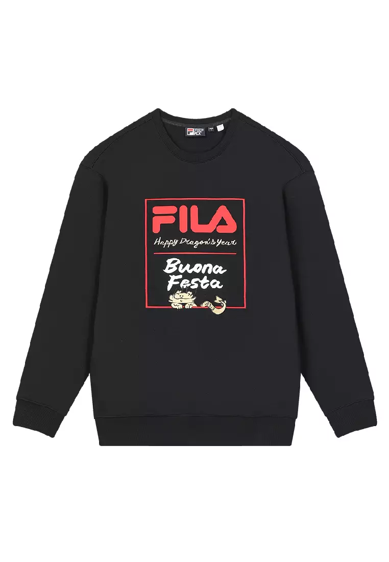 White fila sweater on sale