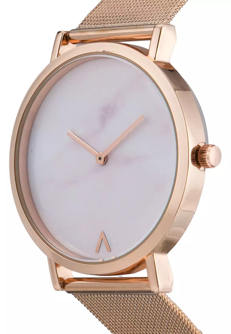 Women's marble clearance face watch