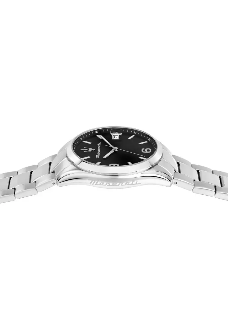【2 Years Warranty】Maserati Attrazione 43mm Men's Quartz Watch R8853151007 With Luminous Dial Hands