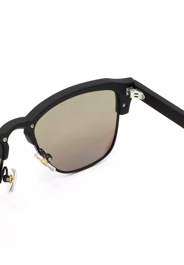 HAWKERS Rubber Black Clear Blue CLASSIC Sunglasses for Men and Women