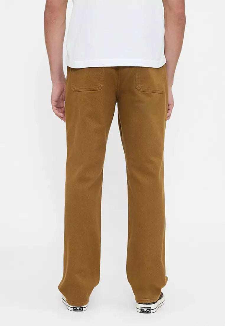 Relaxed Straight Utility Khakis