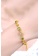 YOUNIQ gold YOUNIQ Karem 24K Gold Plated Bracelet with Light Green Cubic Zirconia Stone A0136ACB72E4BEGS_2