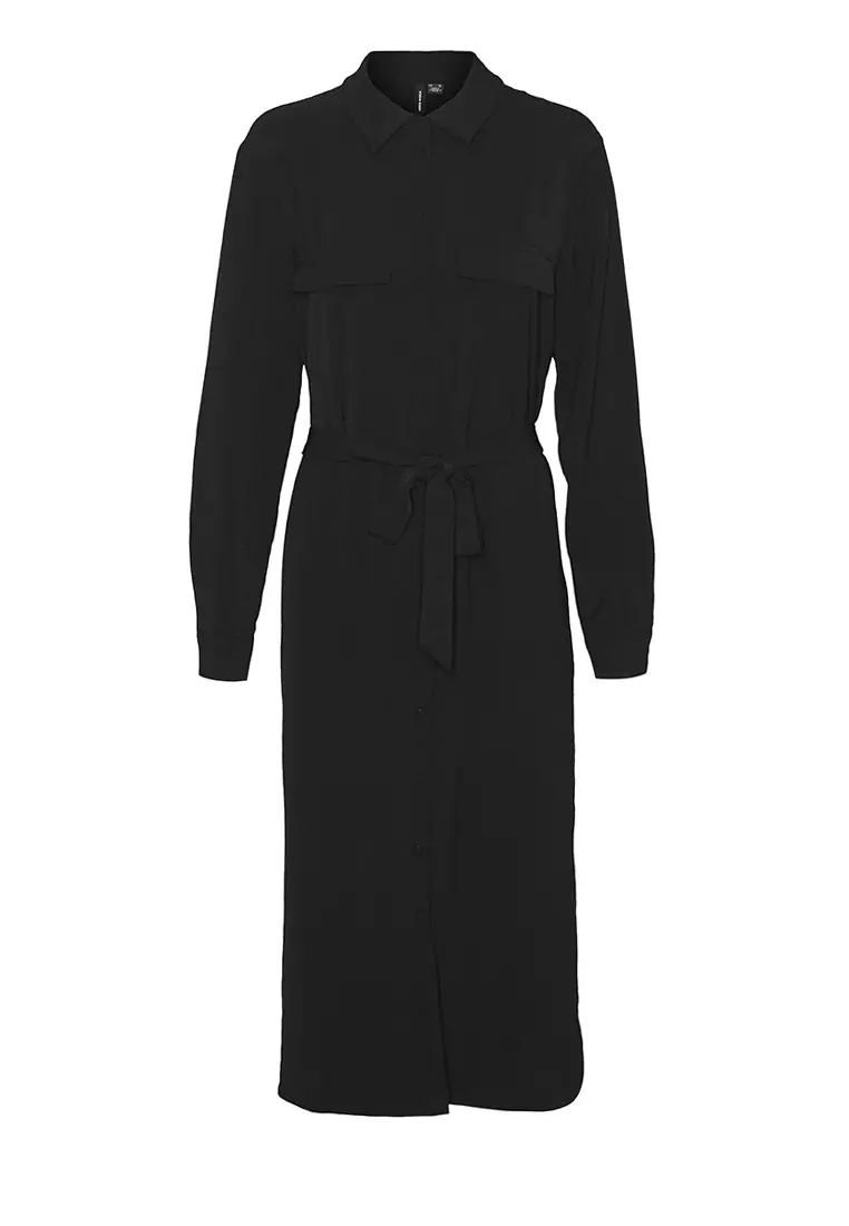 Alva Long Sleeves Shirt Dress