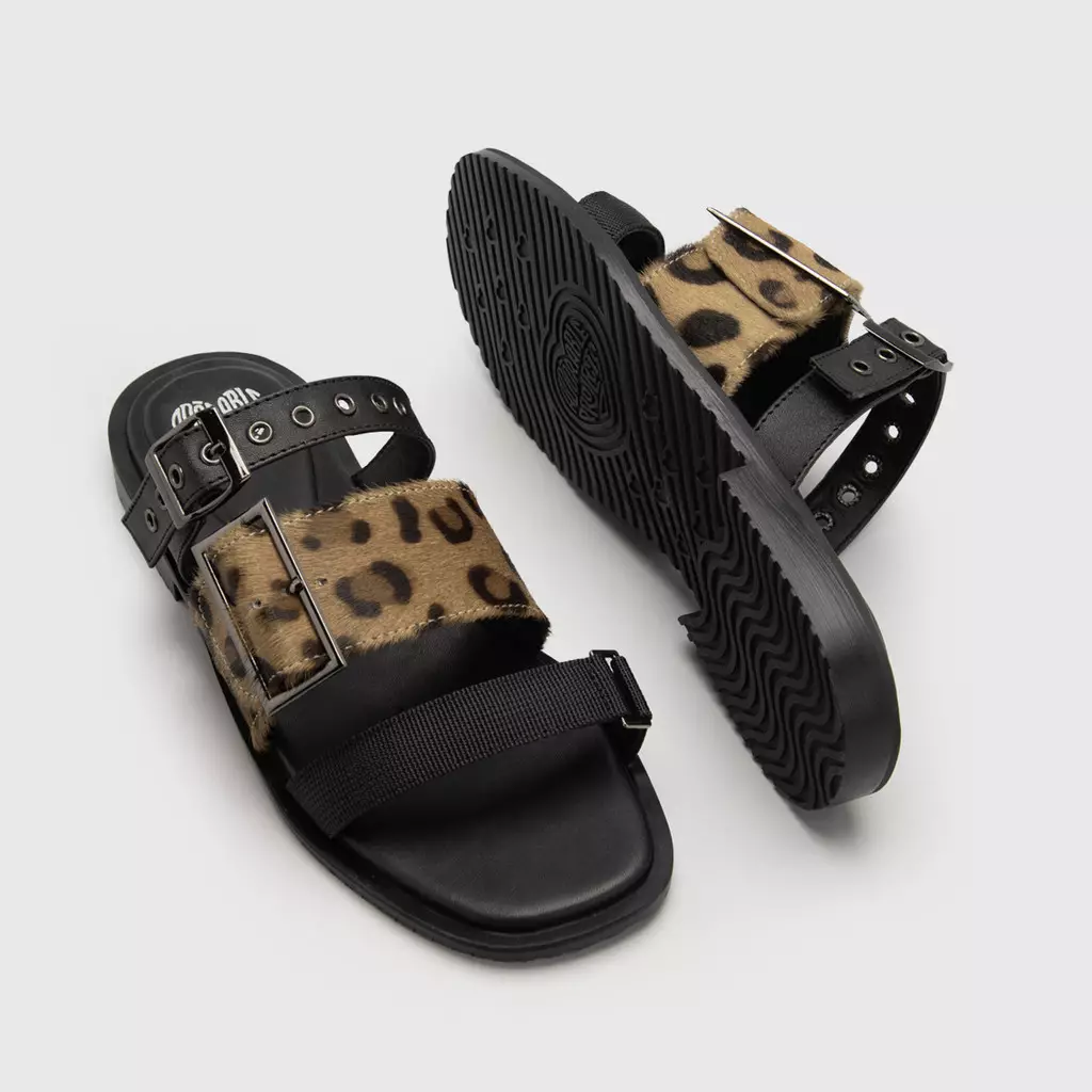 Valeya Sandals Genuine Leather Black