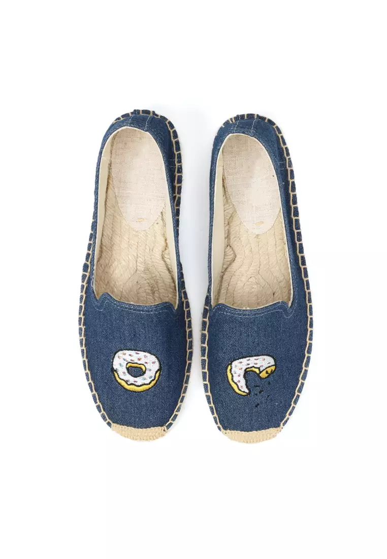 Embroidered Canvas Espadrilles HB45433