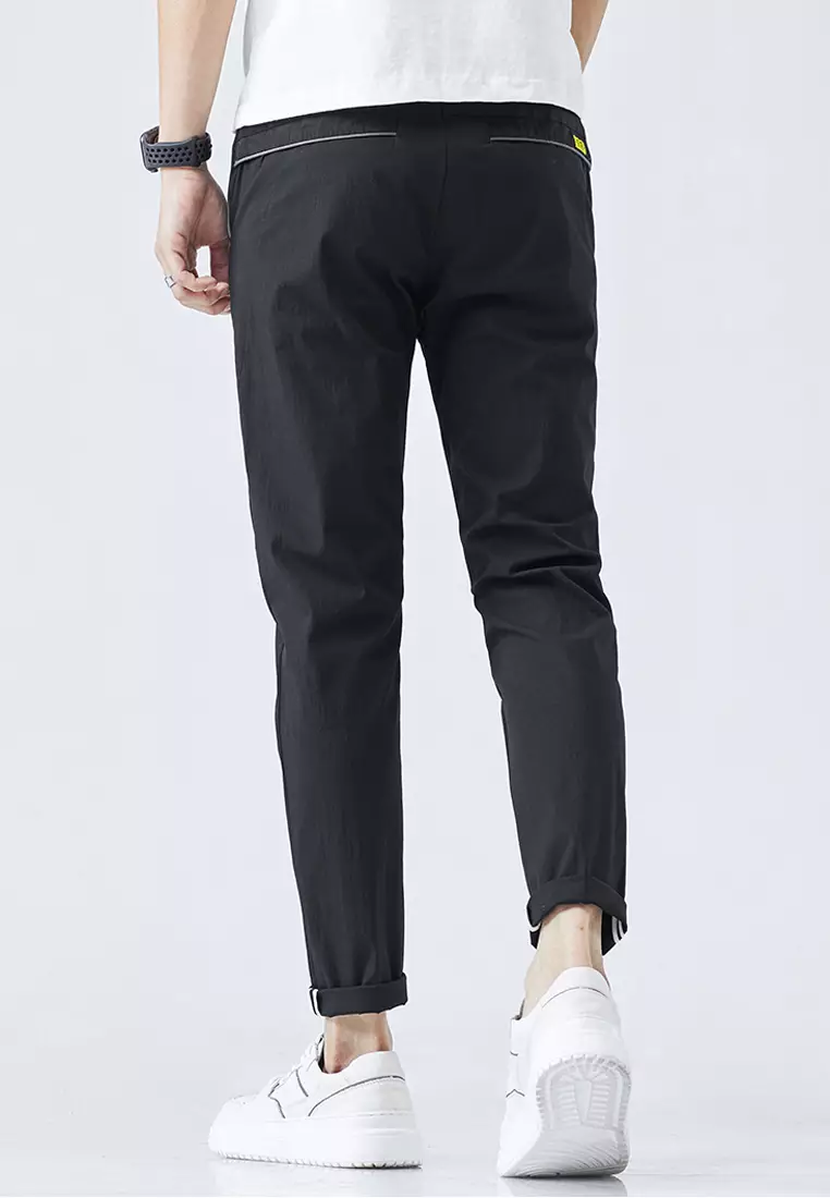 Drawstring Slim Casual Pants
