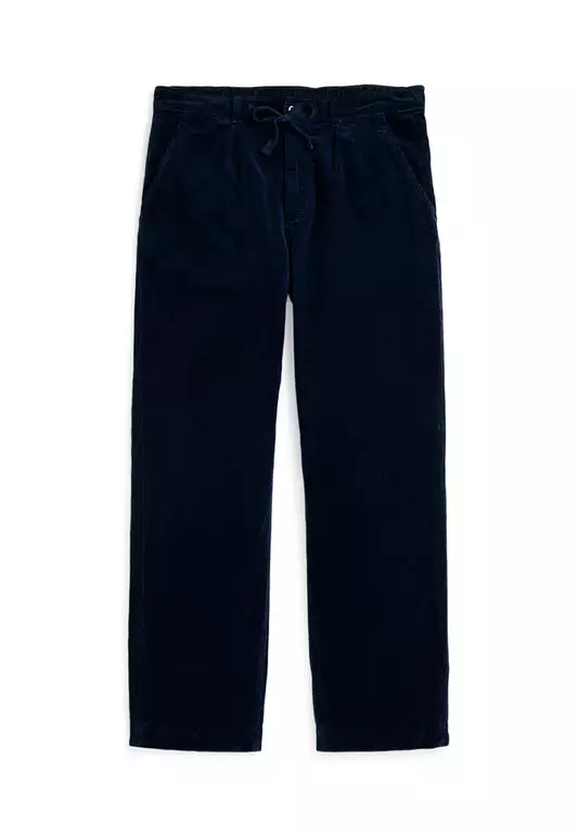 Classic Fit Pleated Corduroy Pant