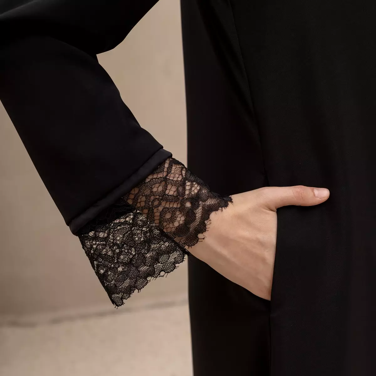 EPC Abaya Amara - Black - Moonlit Elegance Series