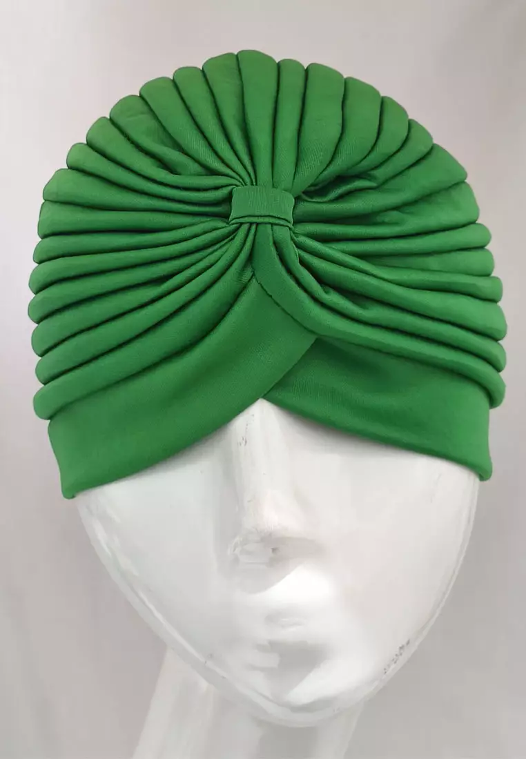 Plain Head Turban Wanita Jolly Green