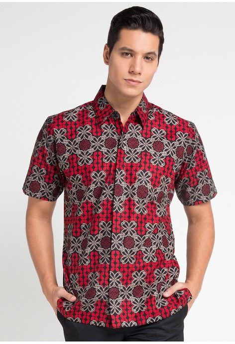 Desain baju seragam kemeja pria men shirts batik shirts