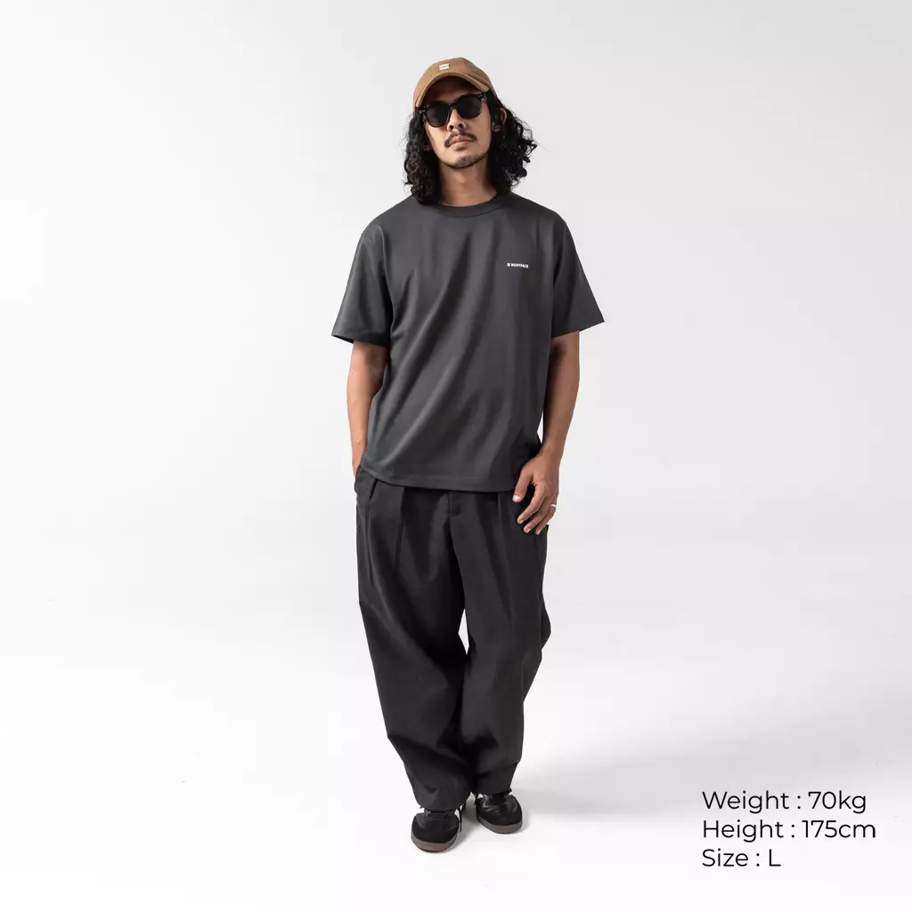 Guise 1.0 Short Sleeves Baju Kaos Lengan Pendek Relax Comfort - Abu Gelap