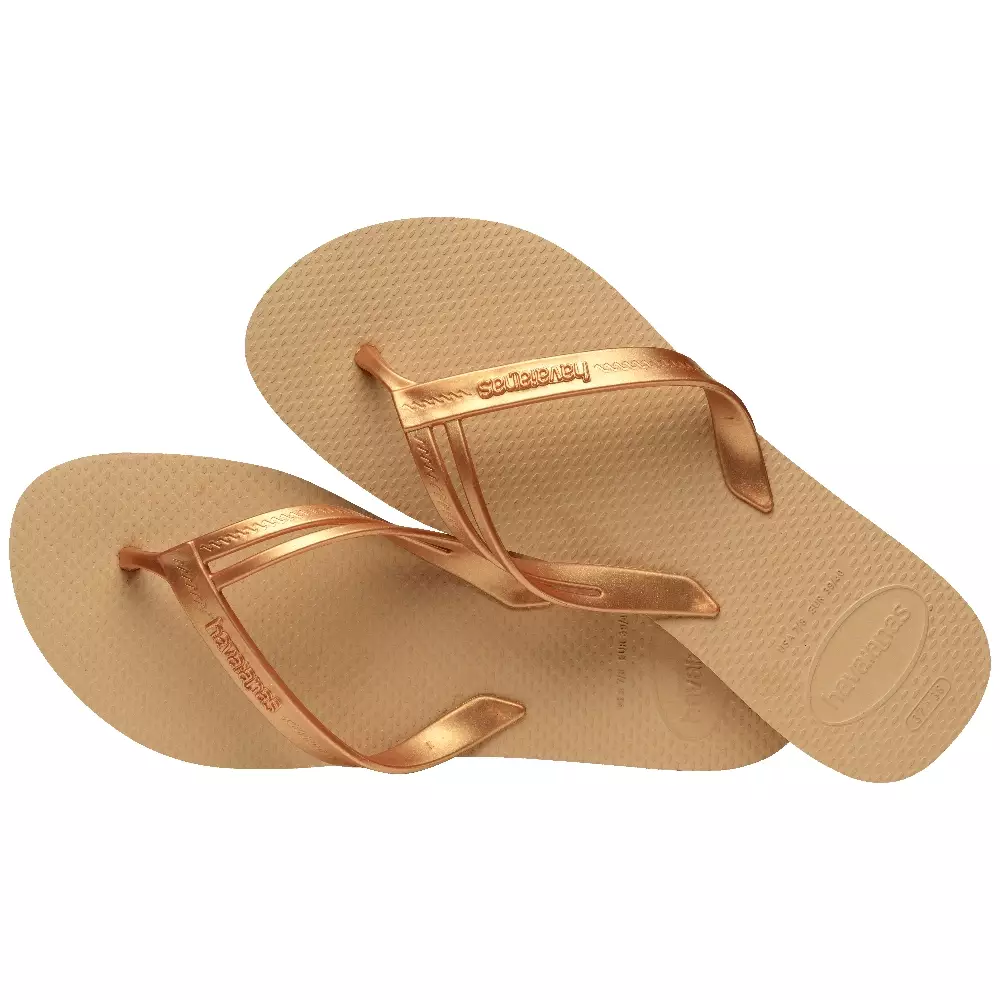 [ONLINE EXCLUSIVE] Havaianas 0570 Elegance Golden - Sandal Wanita