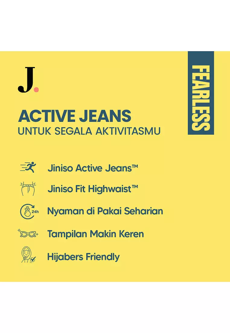 Highwaist Cargo Loose Jeans 463 FEARLESS