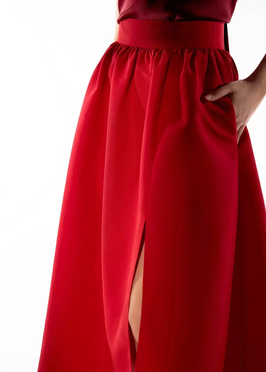 Rok Wanita - Zoe Flare Maxi Skirt