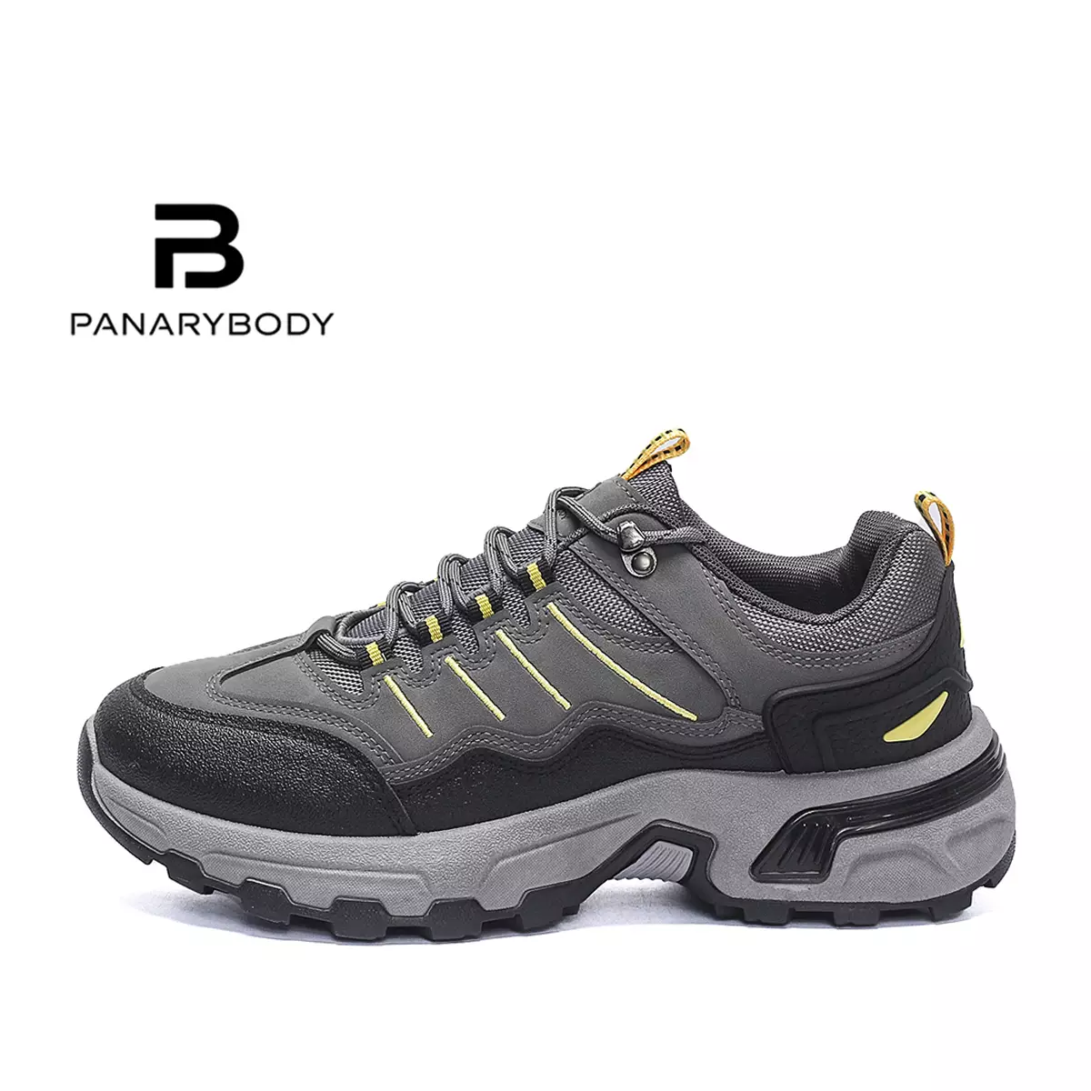 Sepatu Pria Hiking Outdoor Ootd Sneakers Cowok Bertali QNT916