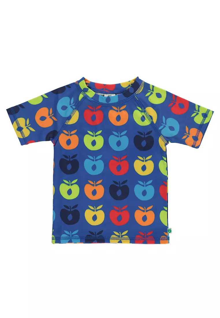 UV50 t-shirt for children with retro apples