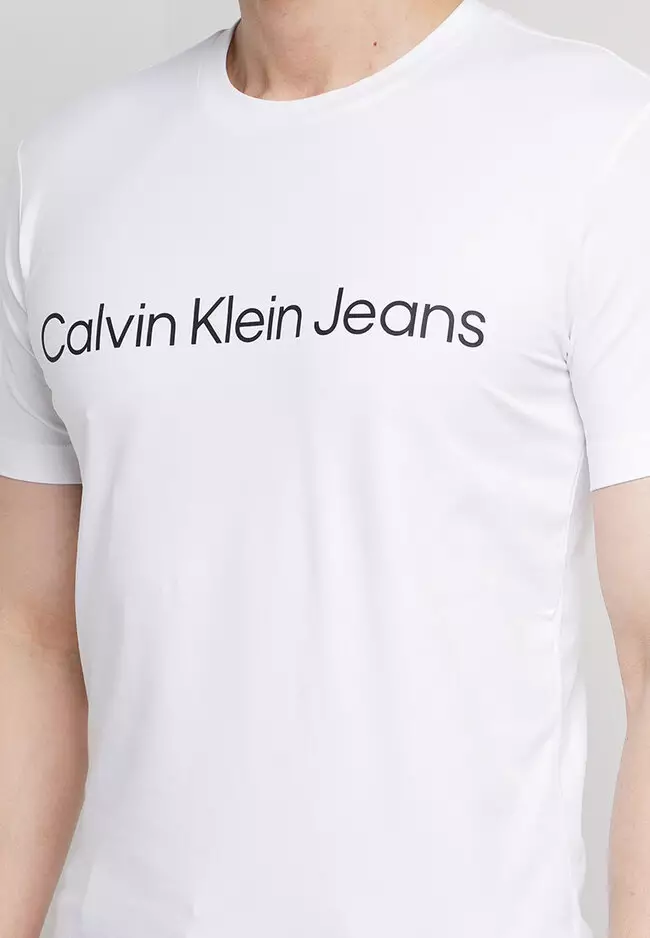 Buy Calvin Klein Slim Instit Tee - Calvin Klein Jeans Online | ZALORA ...