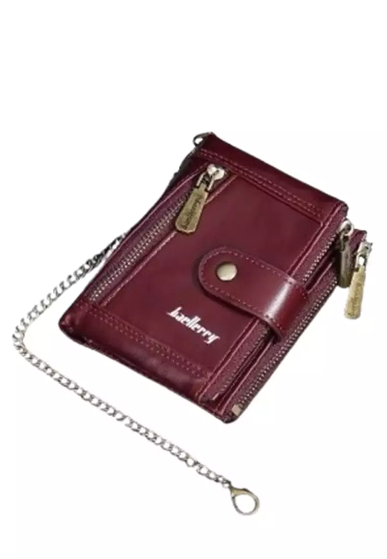 Dompet Pria Lipat Pendek Bahan Kulit PU Leather Premium BAEOS ORIGINAL