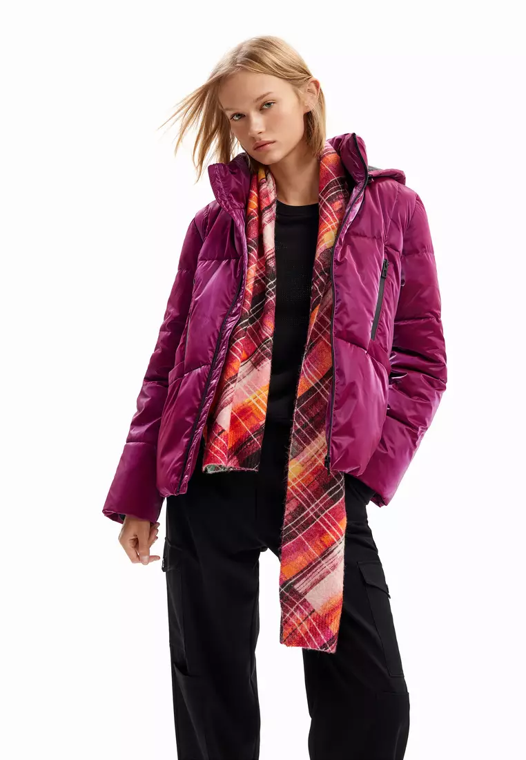 Desigual Women's accessories Multicolor fringe scarf.