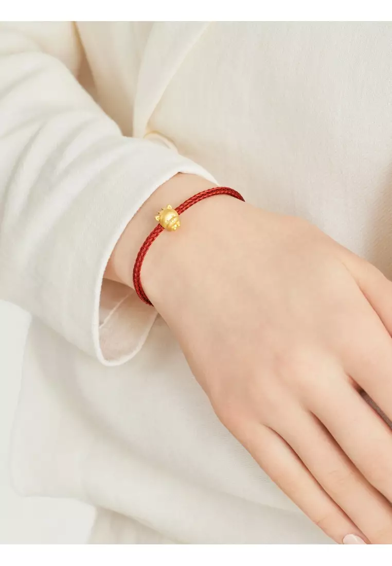 Charme 999 24K Gold Chinese Zodiac Ox Charm 93692C (Bracelet not included)