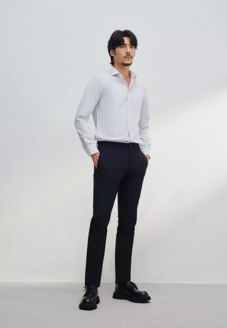 Non-Iron Dry Smart Fit Dot Texture Shirt