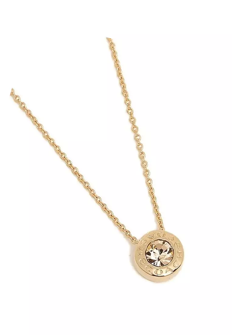 Coach deals necklace round