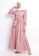 JV Hasanah pink Taniya Ribbon Dress BA2E3AA4F1E83FGS_1