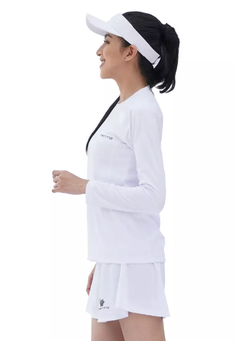 Tiento Kaos Running Dry Fit Baju Olahraga Wanita Lengan Panjang Gym Pakaian Sport Lari