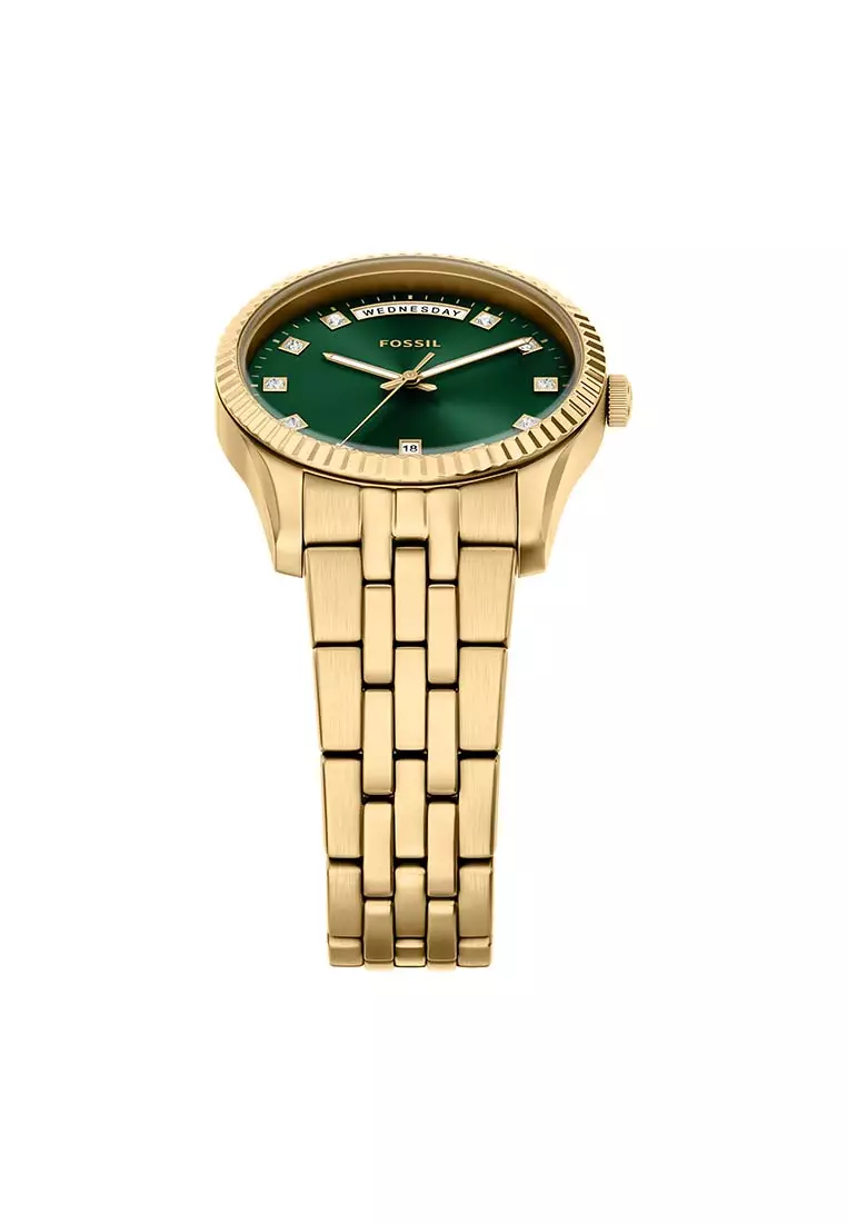 Scarlette Gold Stainless Steel Watch Es5460