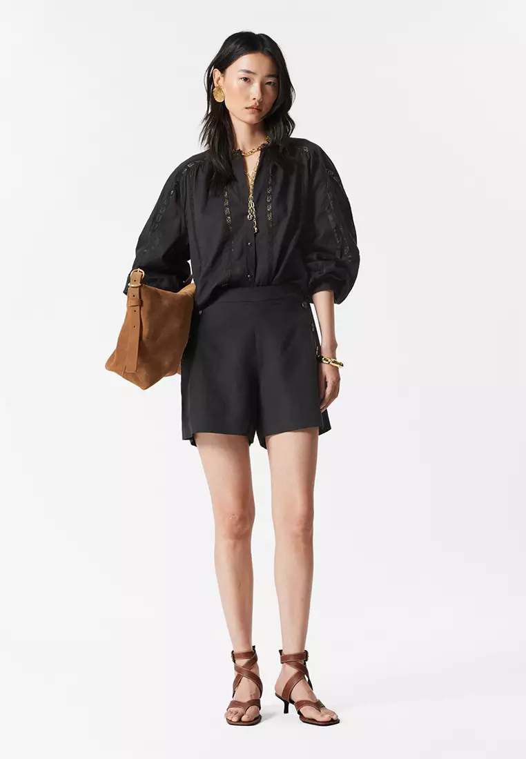 Buttoned Sailor Shorts