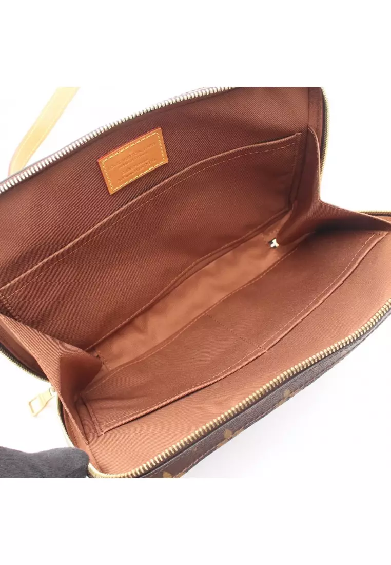 Pre-Loved Louis Vuitton soft trunk Messenger PM monogram Shoulder bag PVC leather Brown