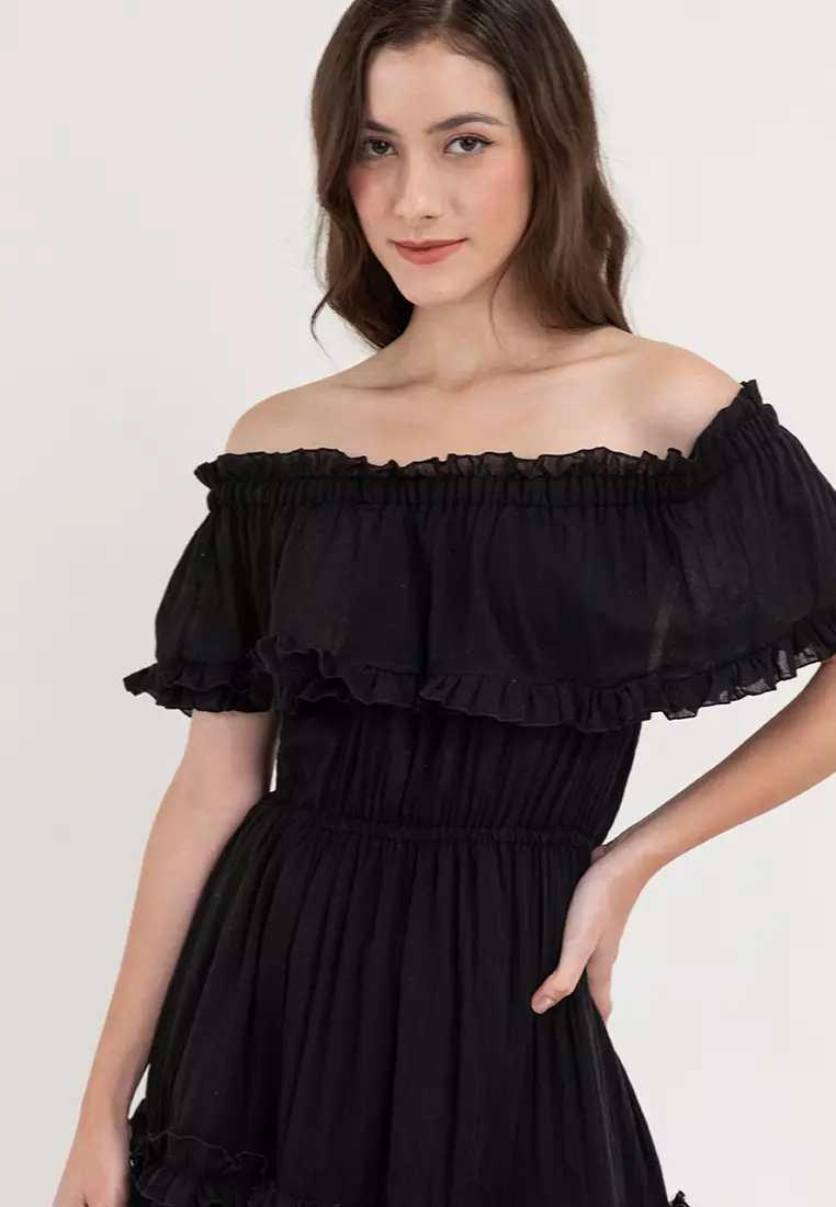 Alessandra Off Shouder Dress