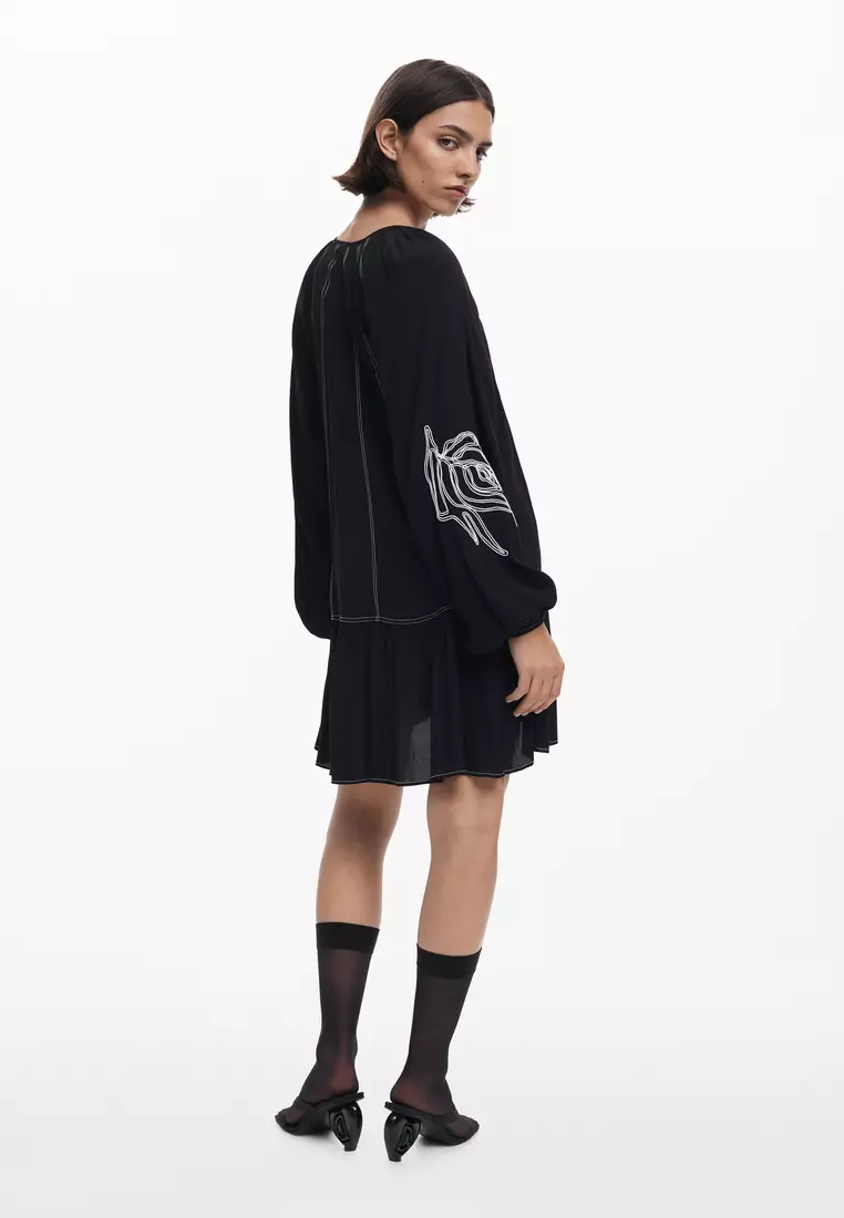 Embroidered Boho dress