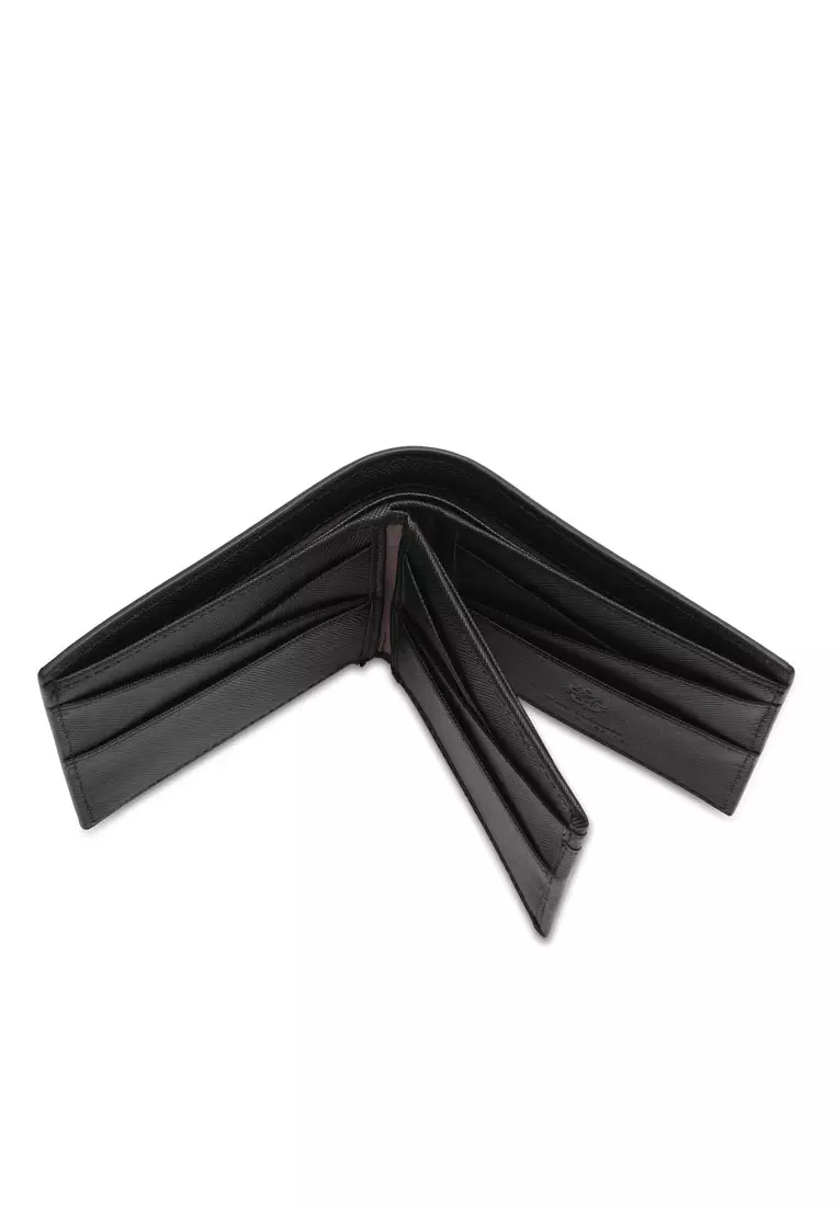 Men's Genuine Leather RFID Blocking Bi Fold Wallet