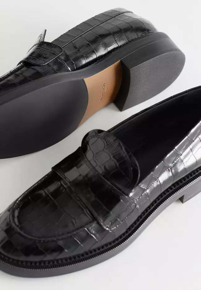 Buy & Other Stories Leather Penny Loafers 2024 Online | ZALORA Philippines